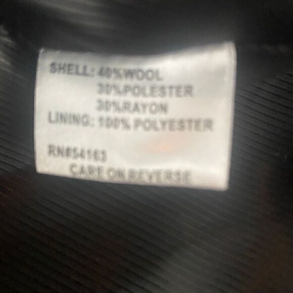 Calvin Klein Tweed Double Breasted Coat - Picture 5 of 6